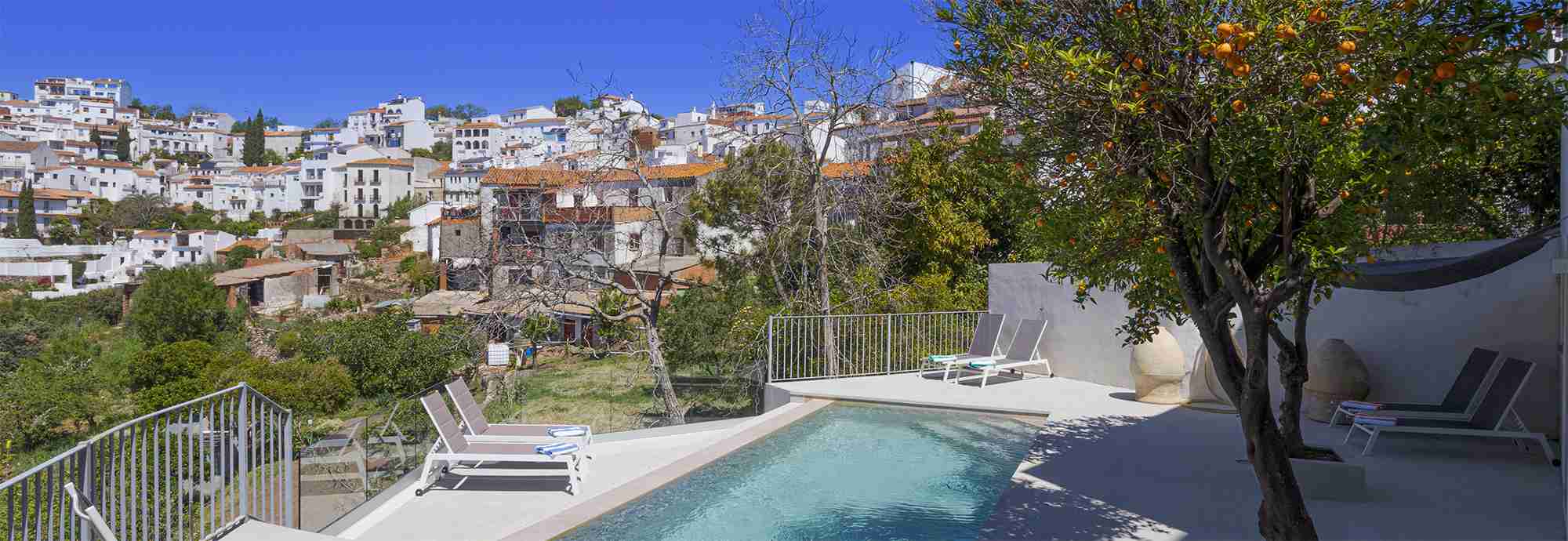 Spacious village house with exceptional upper floor and stunning terrace