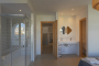 Bathtub and walk-in shower in master bedroom