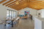 Upper level: open plan living/dining/kitchen