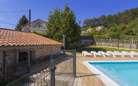 Access to pool from porch