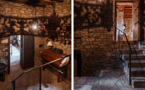 Acceso a espacio dedicado al horno de leña