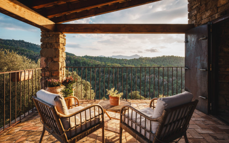 Terraza privada de habitación 3