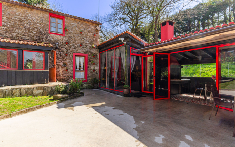 Zona de barbacoa cubierta