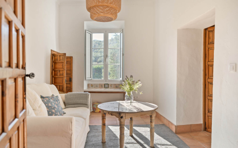 Landing on first floor of main house