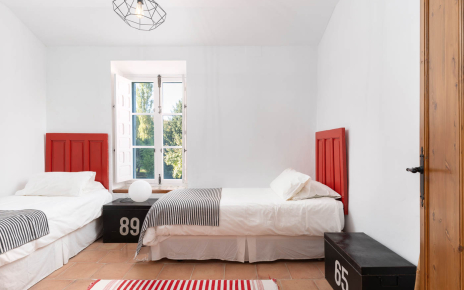 Twin bedded room in main house - first floor