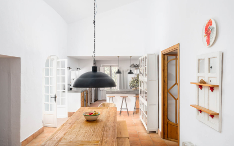 Dining area and kitchen