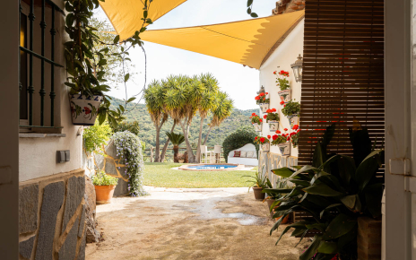 Quick access to gardens and pool area