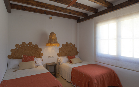 Twin bedded room on ground floor