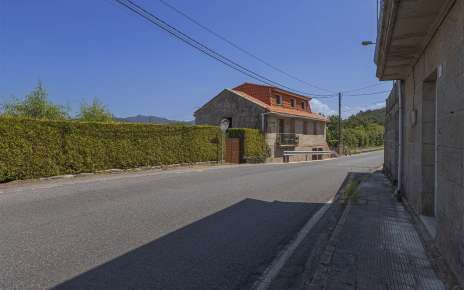 Bushes along the estate provide privacy