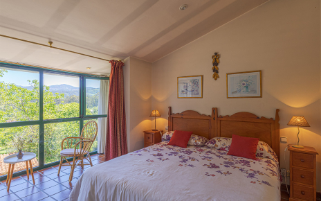 Bedroom 2: double bedded with views