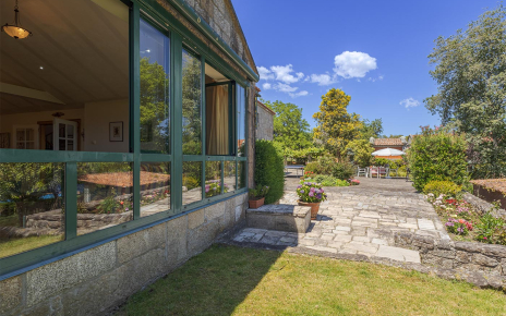 Large windows from living area