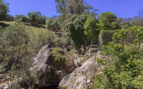 The little river seen from the property