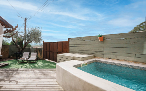 Piscina privada para refrescarse