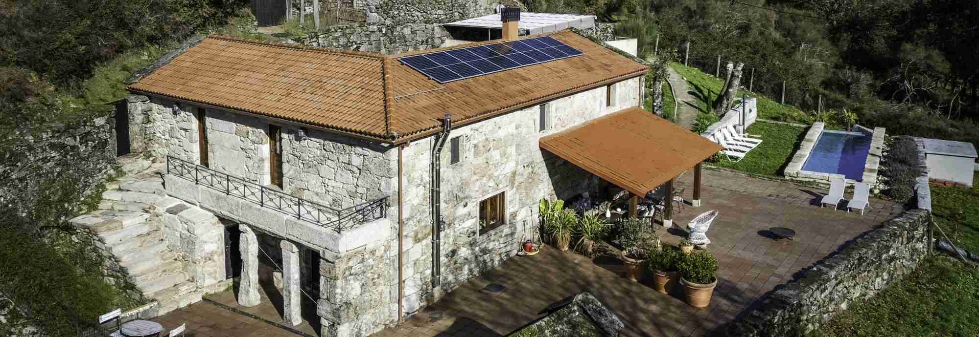 Inviting country home with pool and river walks in rural Galicia