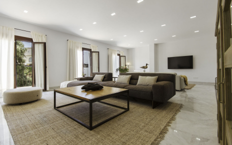 Puertas que abren a terraza