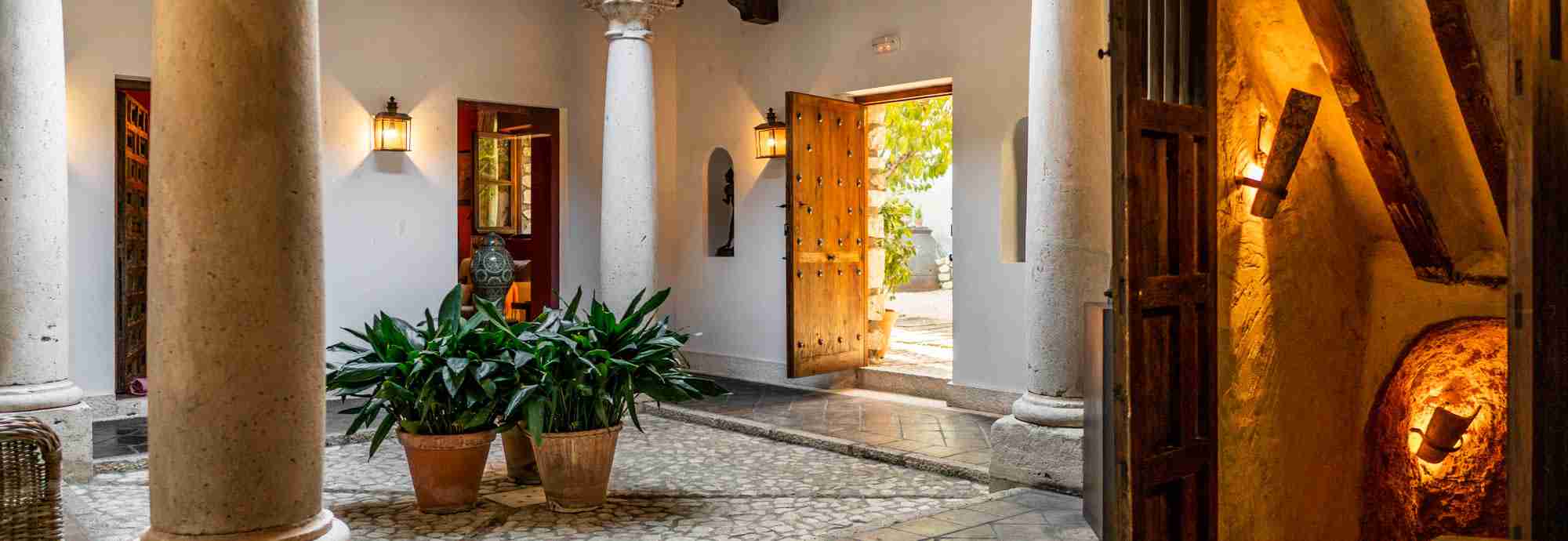 Large luxury villa rental with pool in Madrid, Spain 