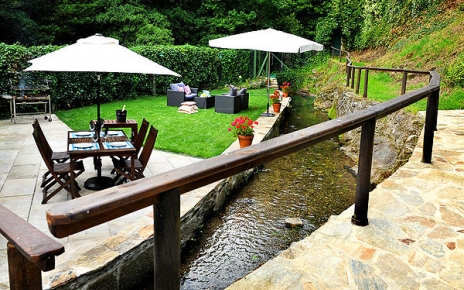 Pathway along the stream