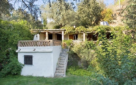 The villa from the garden