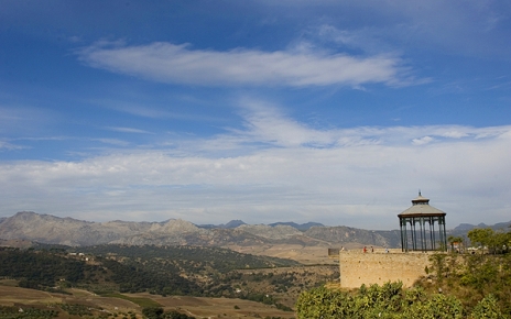 El Cono view point in Ronda town